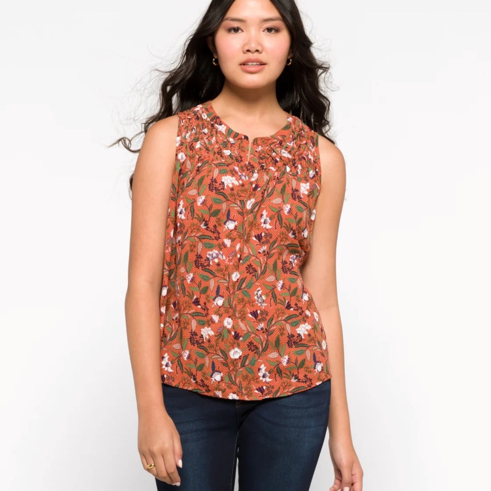 Daniel Rainn Sleeveless Smocked Too